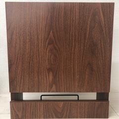 【中古品】木製 ケーブル収納ボックス Wi-Fiルーター 電源タップ ケーブル 配線 まとめて収納 家具の画像
