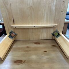 ★リユースのサカイ高崎店★TJ12994 (株)コメリ テーブル ライトブラウン H32.5×D60×W90 クリーニング済みの画像
