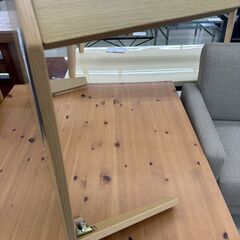 ★リユースのサカイ高崎店★TJ12995 (株)ニトリ テーブル ライトブラウン H31.5×D60×W90 クリーニング済みの画像