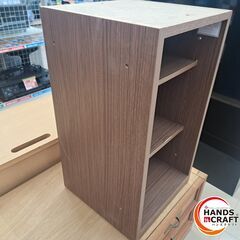 ✨【引き取り限定】　中古　キャビネット 三段　収納棚　ブラウン　※取り置き不可✨うるま市田場✨の画像