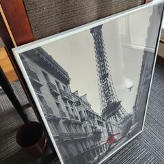 ポスターサイズ　額　中古品の画像