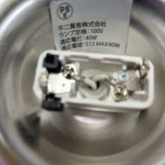  シャンデリア 1灯 タイプ クリア 電球:E12タイプ LED対応の画像
