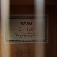 YAMAHA クラシックギター C-320の画像