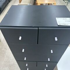 ★リユースのサカイ高崎店★TJ12996  チェスト 黒 H120×D39.5×W60 クリーニング済みの画像