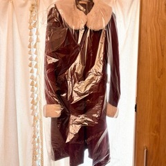 Amavel antique doll ケープ付きロングコート ボルドー axes ロリータ femme Magdaleneの画像