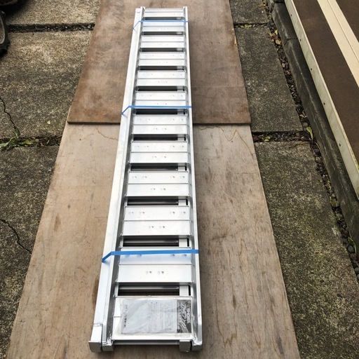 210cm　アルミブリッジ　スロープ　未使用　除雪機　バイク　農機具