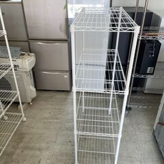 使用３か月　ニトリ（NITORI） スチールラック STANDARD 幅８５㎝ 3段 ホワイト　2台あります。の画像