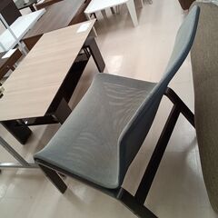 リユースのサカイ栃木店★ジモティ割あり★  椅子 グレー W63.5×D68×H76 クリーニング済み TC10974の画像