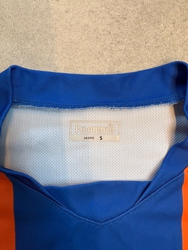 Vファーレン長崎ユニフォーム　hummel サッカーシャツ S 青・オレンジ Vファーレン長崎ユニフォームhummel サッカーシャツ S 青