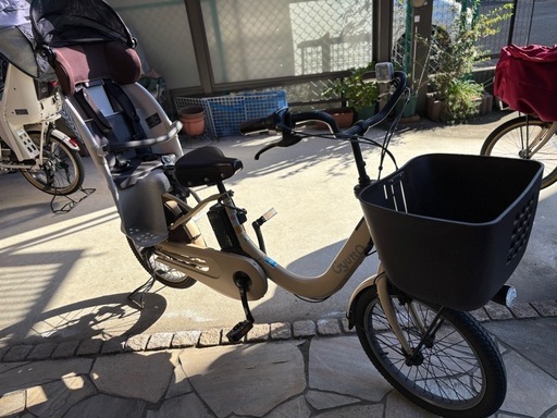 ９９,０００円で　ギュット・クルームR・DX   BE-ELR03 後ろのせ　子乗せ電動アシスト自転車