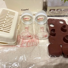 Combi除菌じょーず Pigeon哺乳瓶 授乳セットの画像
