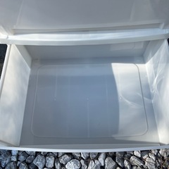 きれいな2段収納ケース 天板木の画像