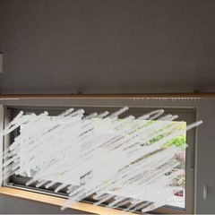 【新品未使用】カーテンレール　ダブル　 約145cm オーク　木目調の画像