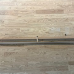 【新品未使用】カーテンレール　ダブル　 約145cm オーク　木目調の画像