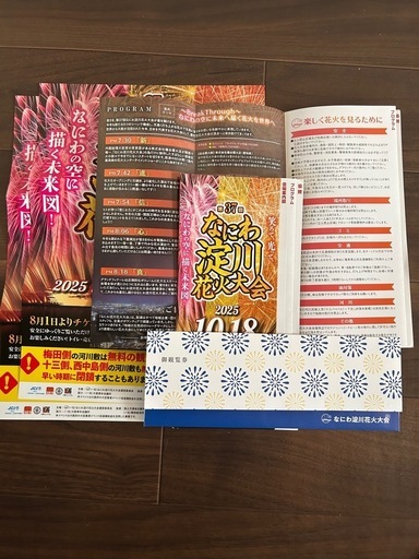 第37回 なにわ淀川花火大会 パノラマシート