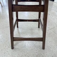 ★リユースのサカイ高崎店★TJ13002 (株)ニトリ チェアー グレー/茶 H75×D47×W38.5 クリーニング済みの画像