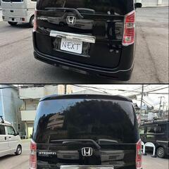車検2年付　ミニバン　ステップワゴン　スパーダアルミホイールの画像