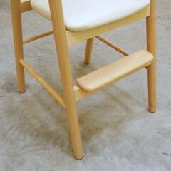 ≪zyt2485ジ≫ 美品 業務用ハイチェア キッズチェア 座面アイボリー ① レストラン/カフェ/ダイニング/おしゃれ/かわいい/中古家具/宮城県仙台市 71003-11の画像
