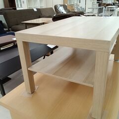 リユースのサカイ栃木店★ジモティ割あり★ IKEA テーブル ベージュ W90×D55×H46 クリーニング済み TC10979の画像