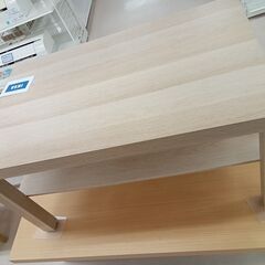 リユースのサカイ栃木店★ジモティ割あり★ IKEA テーブル ベージュ W90×D55×H46 クリーニング済み TC10979の画像