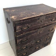 時代物 和箪笥 明治・大正時代 アンティークの画像