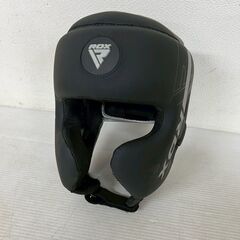 【RDX】 ヘッドギア KARA Mサイズ 格闘技 ヘッドガード プロテクター ボクシング ブラック 空手 キックボクシング A0572の画像