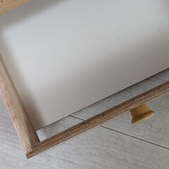５段ラック　棚　引き出し　木製　幅32 奥行30 高さ50㌢位の画像