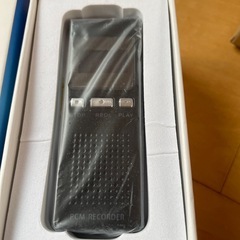 値下げ未使用デジタルボイスレコーダーの画像