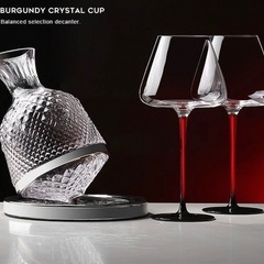 ワインデカンタ＆ワイングラス2個セット（無料） の画像