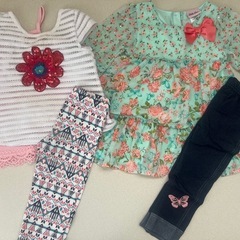110cm〜120cm海外服 女の子まとめて4セットの画像