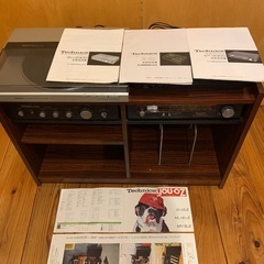 Technics オーディオ6点セット 当時のカタログ 説明書付き コンポの画像