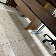★リユースのサカイ高崎店★TJ13004 (株)ベガコーポレーション 学習机 茶 H73×D70×W160 クリーニング済みの画像