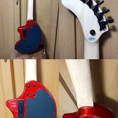 FERNANDES フェルナンデス ZO-3芸達者　赤　エレキギター 専用ソフトケース+トレモロアーム+ギターチューナー+ストラップ他付き　戸田市/最寄り駅京浜東北線西川口から15分　自宅まで取りに来ていただける方　配達は要事前相談での画像