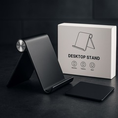 スマホ・タブレットスタンド　ブラック まとめ買い⭕️【即日対応可能】
