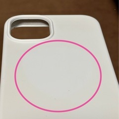 iPhone 13スマホケース マットホワイト 訳アリの画像