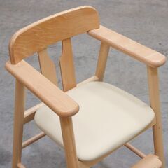≪zyt2486ジ≫ 美品 業務用ハイチェア キッズチェア 座面アイボリー ② レストラン/カフェ/ダイニング/おしゃれ/かわいい/中古家具/宮城県仙台市 71003-12の画像