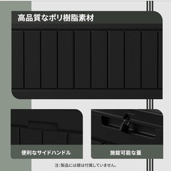 新品 物置 収納庫 310L 大容量 倉庫 屋外収納庫 ベンチストッカー 大型物置 ベランダ収納 アウトドア収納 ガーデン収納 おしゃれ (ブラウン, 幅116*奥行54*高さ58cm)の画像