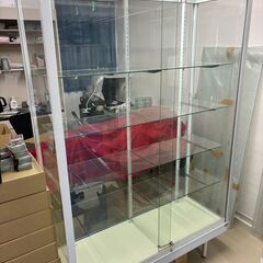 什器 ガラスショーケース 3台セットの画像