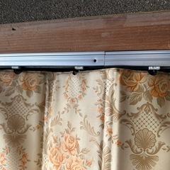 アコーディオン　ドア　カーテン　レール付きの画像