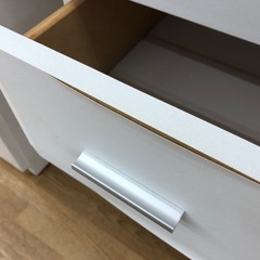 【ドリーム川西店御来店限定】 ☆ジモティー見たよ♪割引☆食器棚　ホワイト　状態△／【2125560000029091】の画像