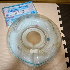 スイマーバ　レギュラー　ブルートレイン　SW120BLT うきわ　エクササイズ　赤ちゃん　お風呂の画像