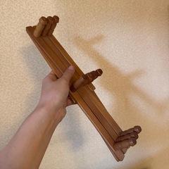 伸縮　壁掛け　収納の画像