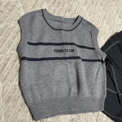 キッズベスト　シャツの画像