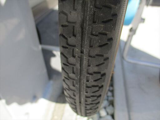 E573☆ 9000円☆整備済み 中古子供自転車 ホワイト ブルー 補助輪付き