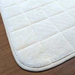 キルトラグ■185×235cm■アイボリー 長方形■ナイスデイ mofua (モフア) ふんわり あったか すべり止め こたつ敷 約2帖■駒ヶ根市の画像