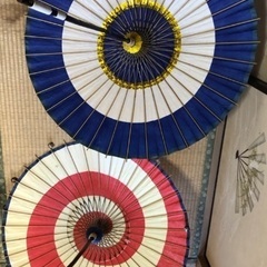 踊りで使っていた傘の画像