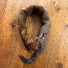 リアルファー☆テン☆毛皮　襟巻き★辻堂まで！の画像