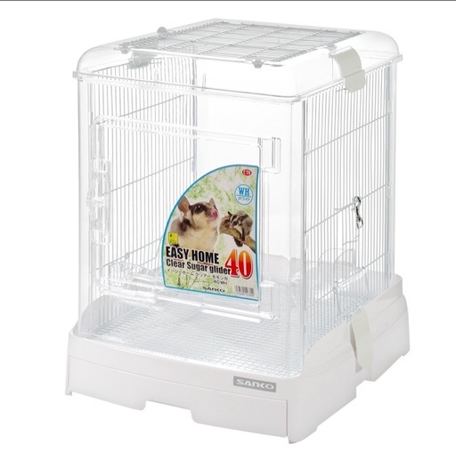 【お値下げしました】三晃商会　イージーホーム　クリアーモモンガ　４０ＷＨ　ホワイト