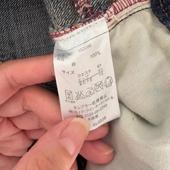 デニムショートパンツ　ウエスト67の画像