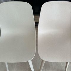 IKEA ODGER オドゲル ホワイト ベージュセットの画像
